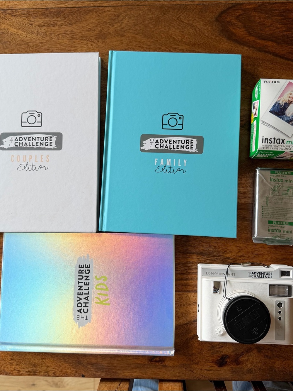 Adventure Challenge Book Lot Activity Picture Family Couples Kids Memory Camera